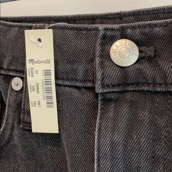 NEW Madewell Black Denim Mini Skirt - Picture 3 of 7
